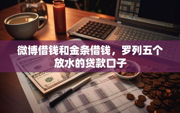 微博借钱和金条借钱，罗列五个放水的贷款口子