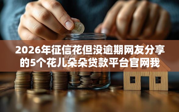 2026年征信花但没逾期网友分享的5个花儿朵朵贷款平台官网我觉得不错！