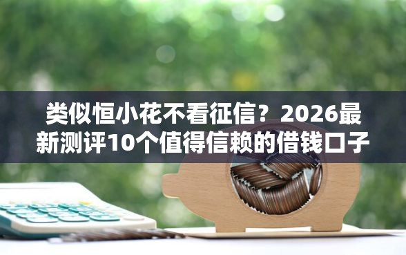 类似恒小花不看征信？2026最新测评10个值得信赖的借钱口子