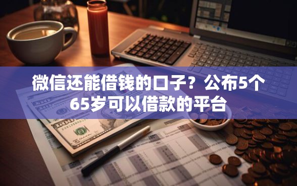 微信还能借钱的口子？公布5个65岁可以借款的平台