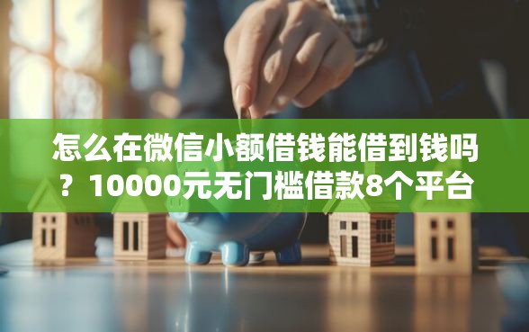 怎么在微信小额借钱能借到钱吗？10000元无门槛借款8个平台推荐