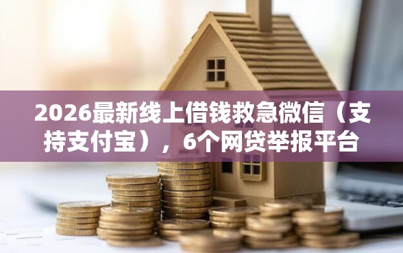 2026最新线上借钱救急微信（支持支付宝），6个网贷举报平台无私分享