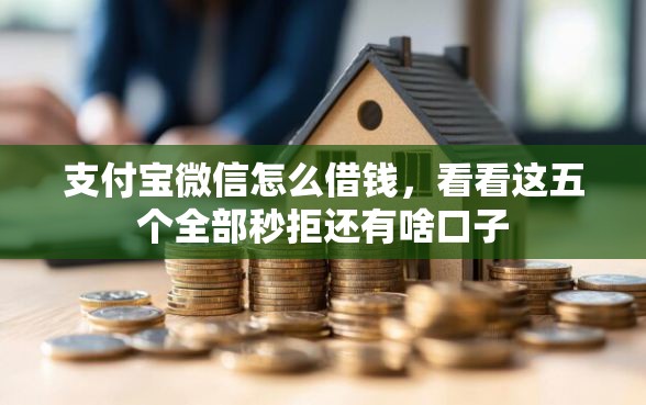 支付宝微信怎么借钱，看看这五个全部秒拒还有啥口子