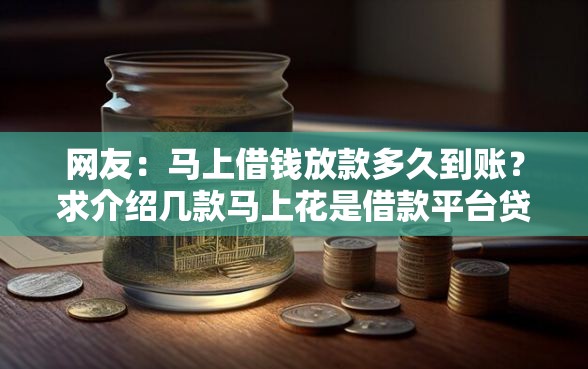 网友：马上借钱放款多久到账？求介绍几款马上花是借款平台贷款
