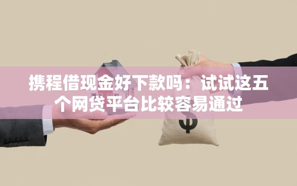 携程借现金好下款吗：试试这五个网贷平台比较容易通过
