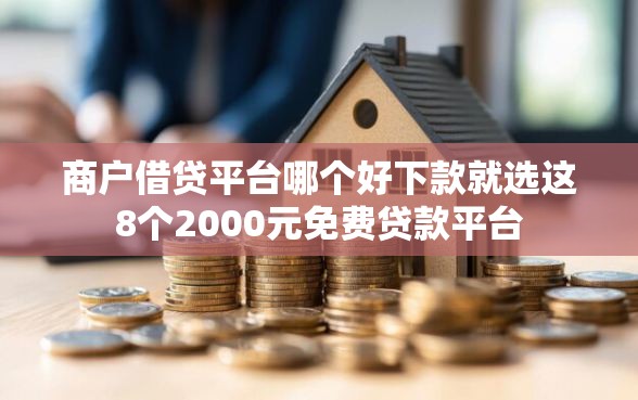 商户借贷平台哪个好下款就选这8个2000元免费贷款平台