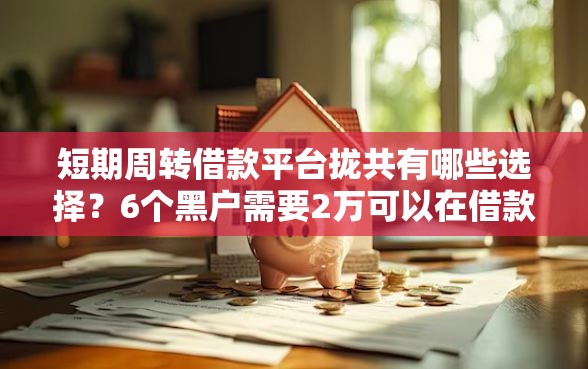 短期周转借款平台拢共有哪些选择？6个黑户需要2万可以在借款平台借款详解