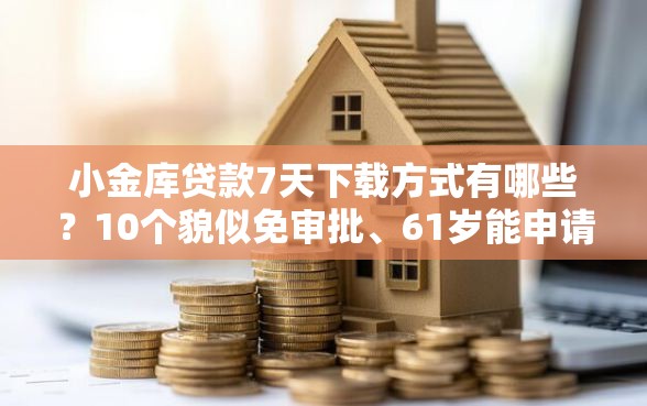 小金库贷款7天下载方式有哪些？10个貌似免审批、61岁能申请那些网贷平台合集