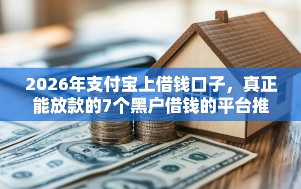 2026年支付宝上借钱口子，真正能放款的7个黑户借钱的平台推荐