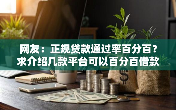 网友：正规贷款通过率百分百？求介绍几款平台可以百分百借款网贷