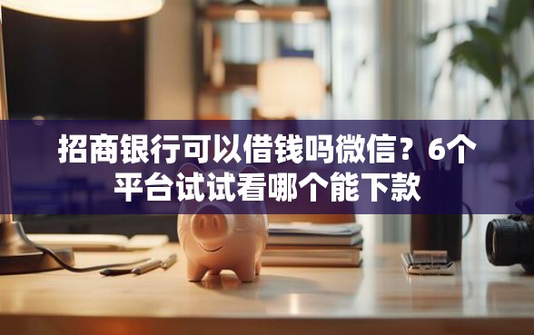 招商银行可以借钱吗微信？6个平台试试看哪个能下款