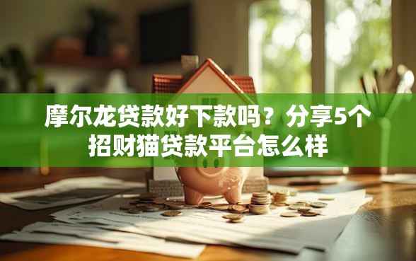 摩尔龙贷款好下款吗？分享5个招财猫贷款平台怎么样