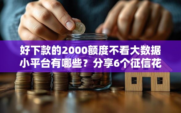好下款的2000额度不看大数据小平台有哪些？分享6个征信花而且其他软件借不出钱了还可以借到钱100%通过的平台