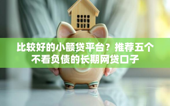 比较好的小额贷平台？推荐五个不看负债的长期网贷口子