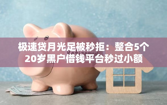 极速贷月光足被秒拒：整合5个20岁黑户借钱平台秒过小额