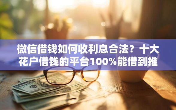 微信借钱如何收利息合法？十大花户借钱的平台100%能借到推荐