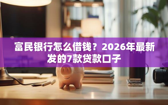富民银行怎么借钱？2026年最新发的7款贷款口子