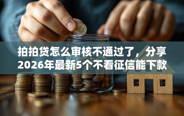 拍拍贷怎么审核不通过了，分享2026年最新5个不看征信能下款的平台