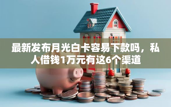 最新发布月光白卡容易下款吗，私人借钱1万元有这6个渠道