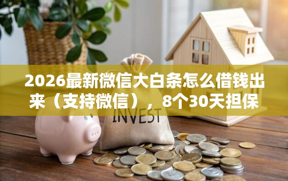 2026最新微信大白条怎么借钱出来（支持微信），8个30天担保费必下口子2025无私分享