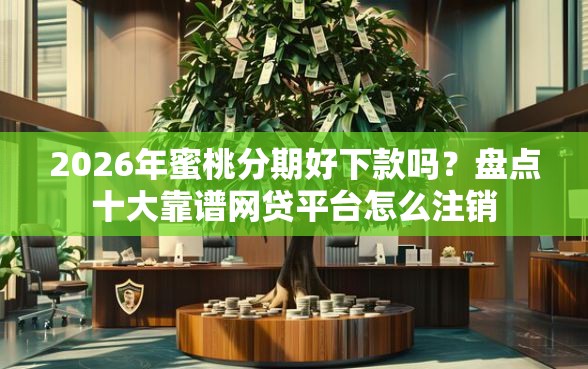 2026年蜜桃分期好下款吗？盘点十大靠谱网贷平台怎么注销