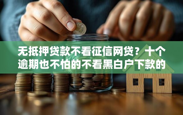 无抵押贷款不看征信网贷？十个逾期也不怕的不看黑白户下款的网贷