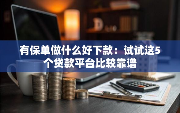 有保单做什么好下款：试试这5个贷款平台比较靠谱