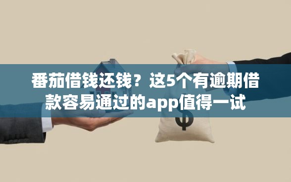 番茄借钱还钱？这5个有逾期借款容易通过的app值得一试