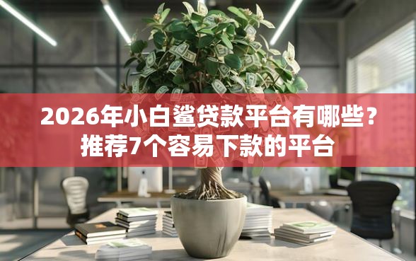 2026年小白鲨贷款平台有哪些？推荐7个容易下款的平台