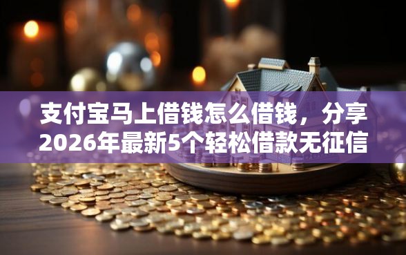 支付宝马上借钱怎么借钱，分享2026年最新5个轻松借款无征信记录的平台