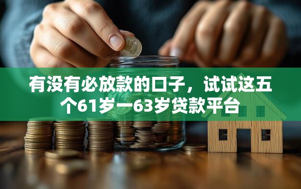 有没有必放款的口子，试试这五个61岁一63岁贷款平台