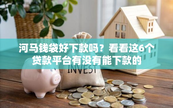 河马钱袋好下款吗？看看这6个贷款平台有没有能下款的