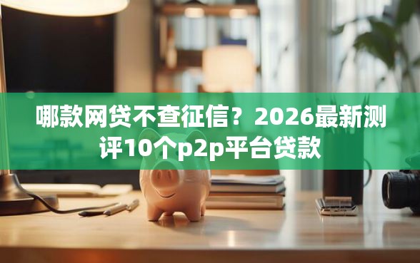 哪款网贷不查征信？2026最新测评10个p2p平台贷款