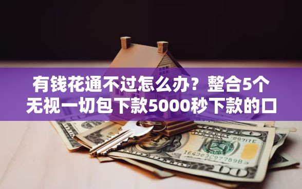 有钱花通不过怎么办？整合5个无视一切包下款5000秒下款的口子