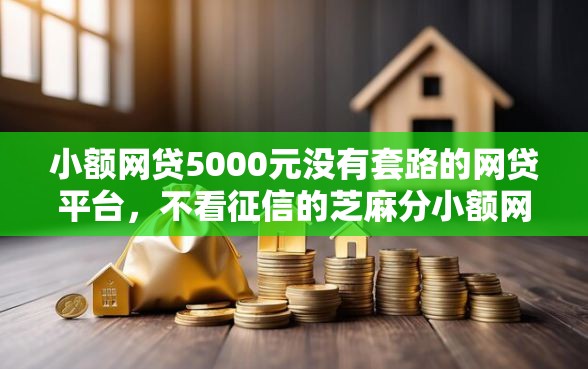 小额网贷5000元没有套路的网贷平台，不看征信的芝麻分小额网贷的6个平台介绍