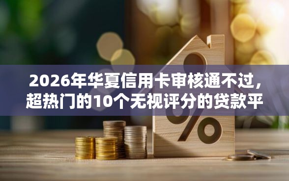 2026年华夏信用卡审核通不过，超热门的10个无视评分的贷款平台推荐