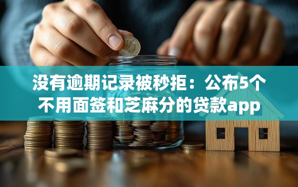 没有逾期记录被秒拒：公布5个不用面签和芝麻分的贷款app