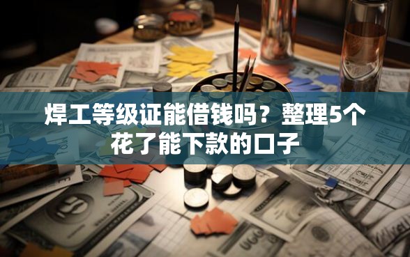 焊工等级证能借钱吗？整理5个花了能下款的口子