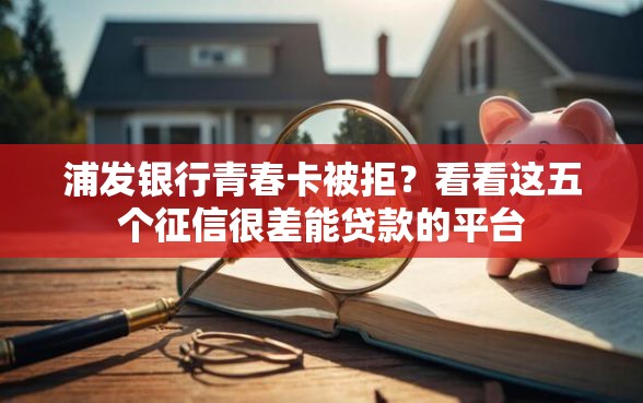 浦发银行青春卡被拒？看看这五个征信很差能贷款的平台