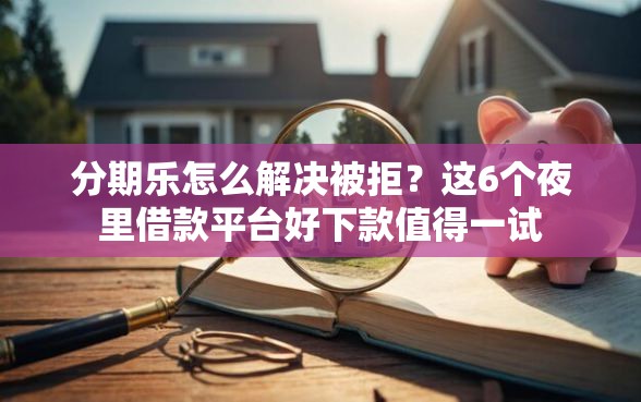 分期乐怎么解决被拒？这6个夜里借款平台好下款值得一试