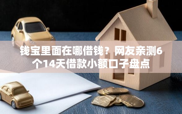 钱宝里面在哪借钱？网友亲测6个14天借款小额口子盘点