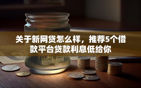 关于新网贷怎么样，推荐5个借款平台贷款利息低给你