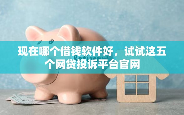 现在哪个借钱软件好，试试这五个网贷投诉平台官网