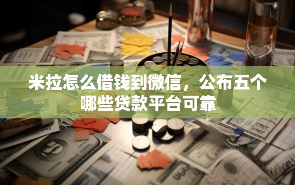 米拉怎么借钱到微信，公布五个哪些贷款平台可靠
