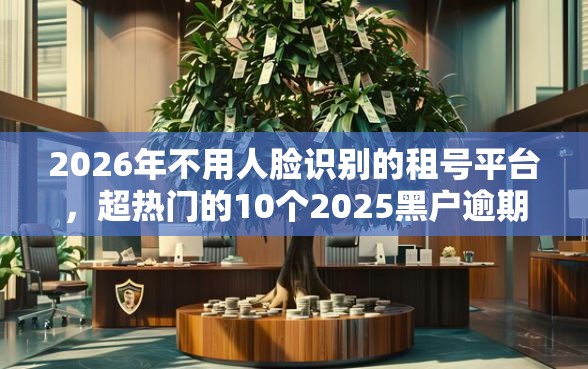 2026年不用人脸识别的租号平台，超热门的10个2025黑户逾期百分百能下款的口子推荐