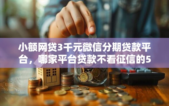 小额网贷3千元微信分期贷款平台，哪家平台贷款不看征信的5个平台介绍