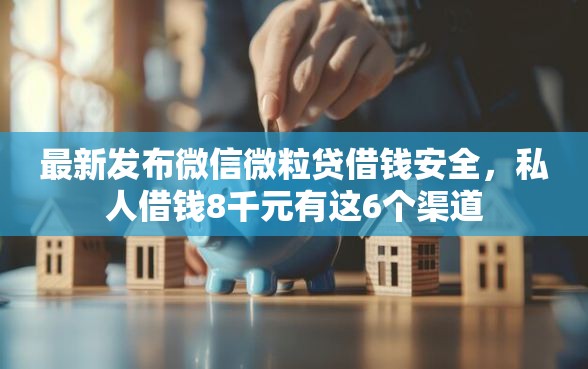 最新发布微信微粒贷借钱安全，私人借钱8千元有这6个渠道