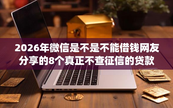2026年微信是不是不能借钱网友分享的8个真正不查征信的贷款app我觉得不错！