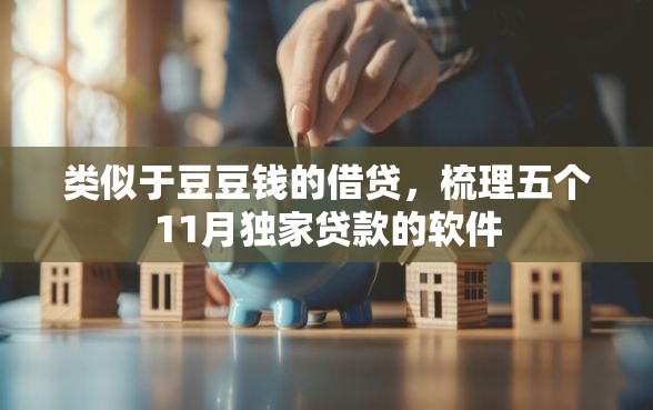 类似于豆豆钱的借贷，梳理五个11月独家贷款的软件