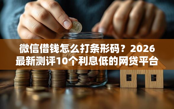 微信借钱怎么打条形码？2026最新测评10个利息低的网贷平台